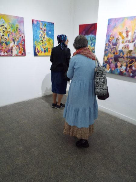 Visitors to my Solo exhibition