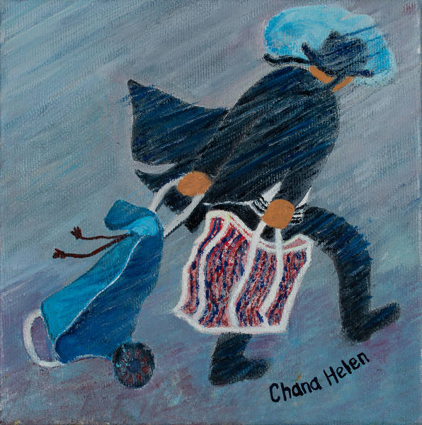 Chasid Leaving Machane Yehudah