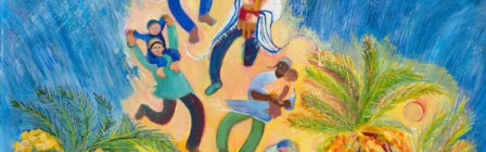 Jews leaving Egypt behind and arriving in the Promised Land